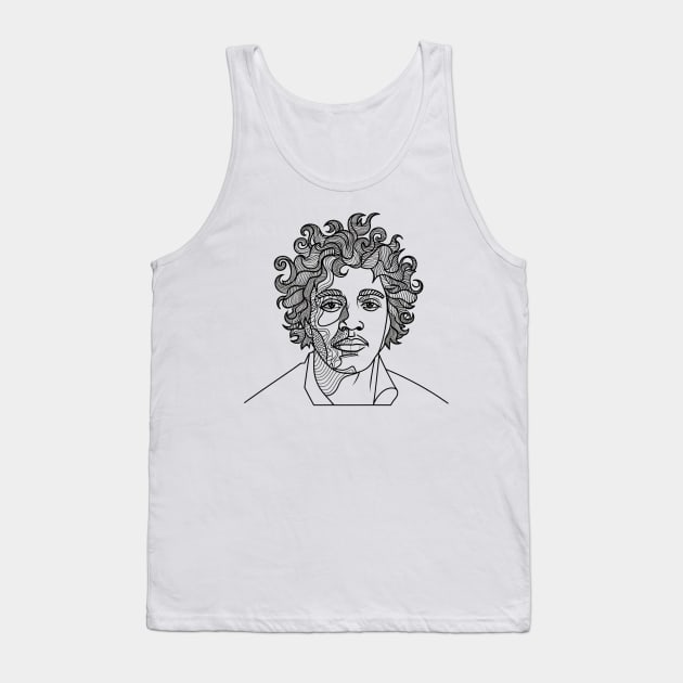 Jimi Virtuoso Tank Top by Aldrvnd